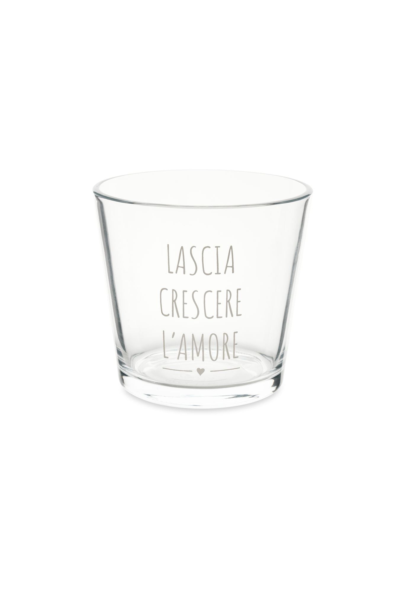 Vaso basso in vetro My home Nuvole di Stoffa