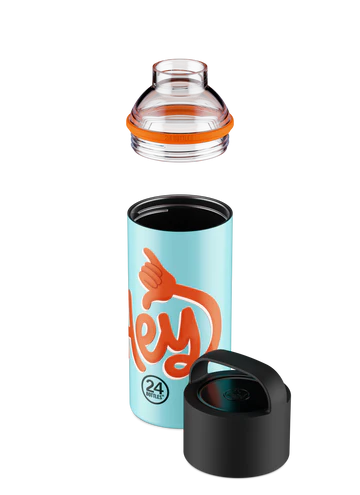 Bottiglia termica 730 ml Spin Bottle "Hey! Blue" 24Bottles