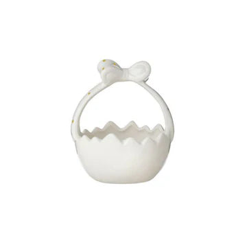 Cestino di pasqua in ceramica grande