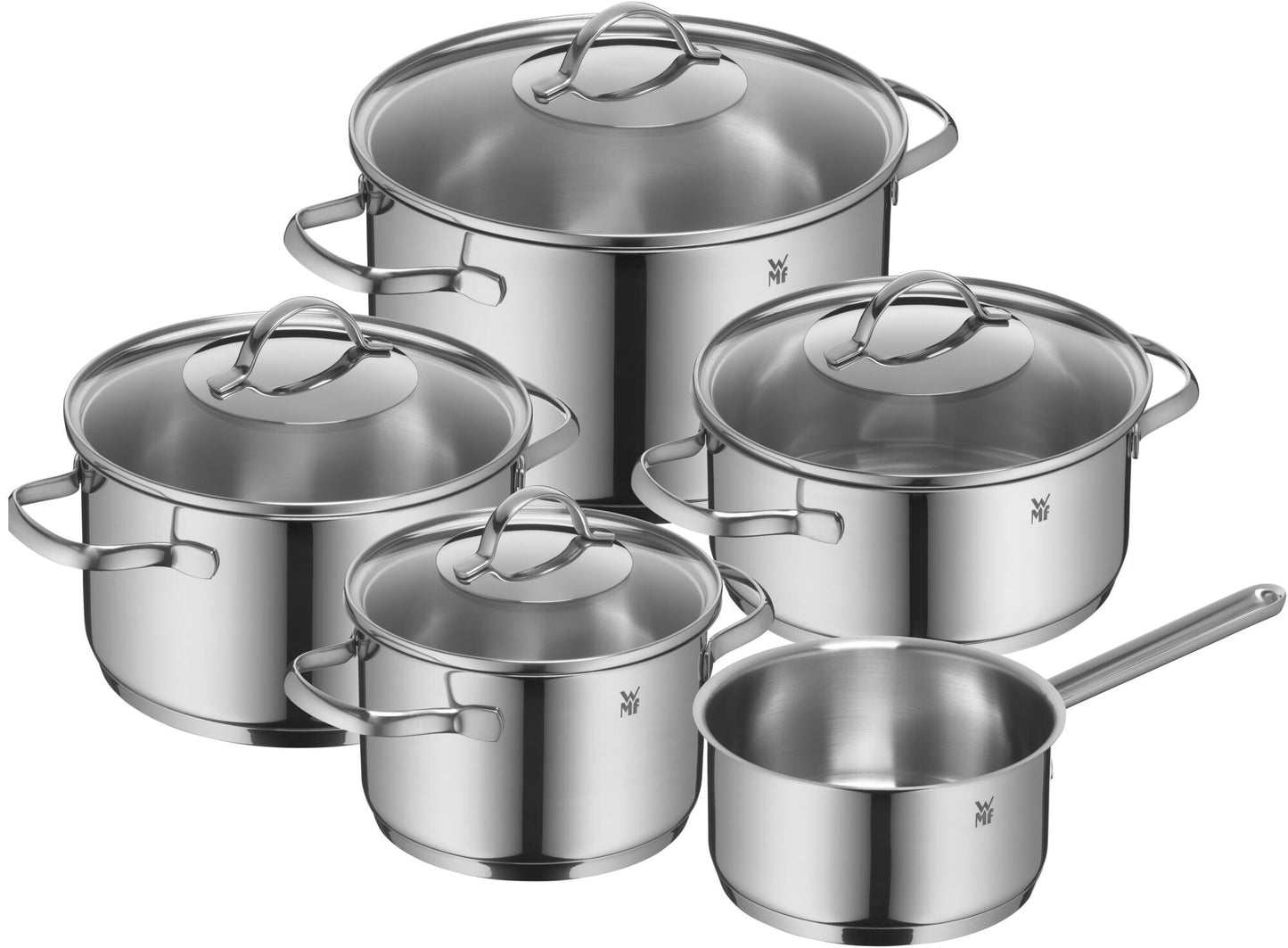 Set 5 pentole con coperchi Provence Plus WMF