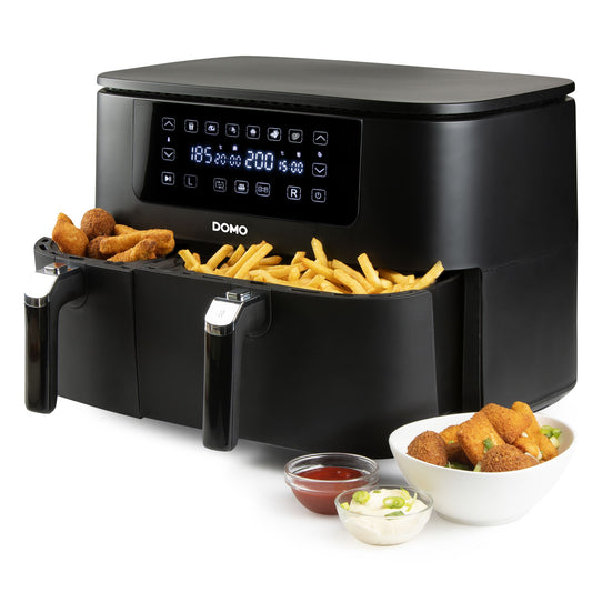 Friggitrice ad aria con doppio cestello 3+6L DOMO