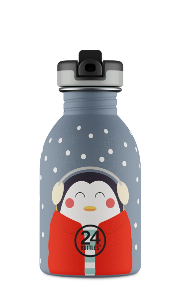 Borraccia 250 ml Happy Penguin Kids 24Bottles