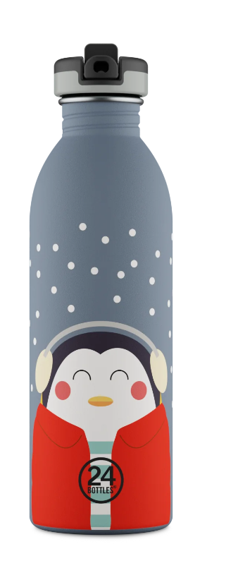 Borraccia 500 ml Happy Penguin Kids 24Bottles