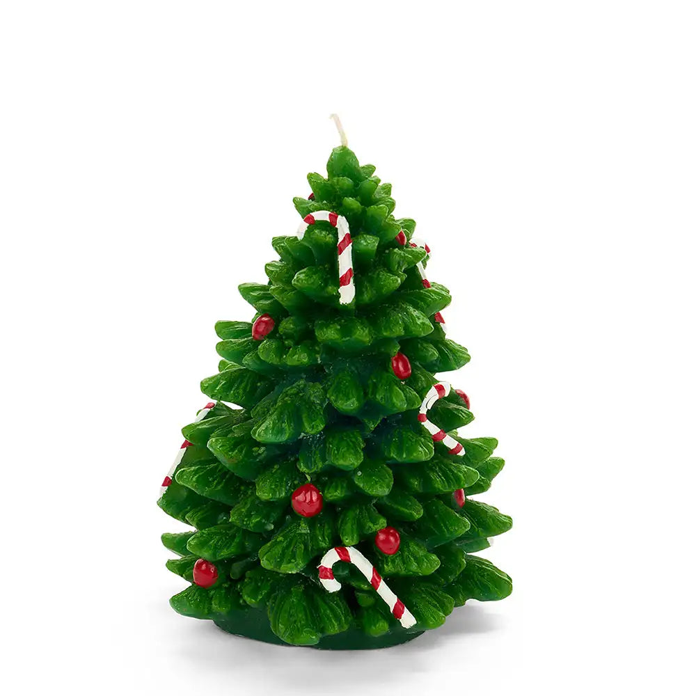 Candela albero di natale h 15cm Nuvole di Stoffa