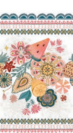 Tovaglia idrorepellente 155x355cm Puebla Maison Sucree