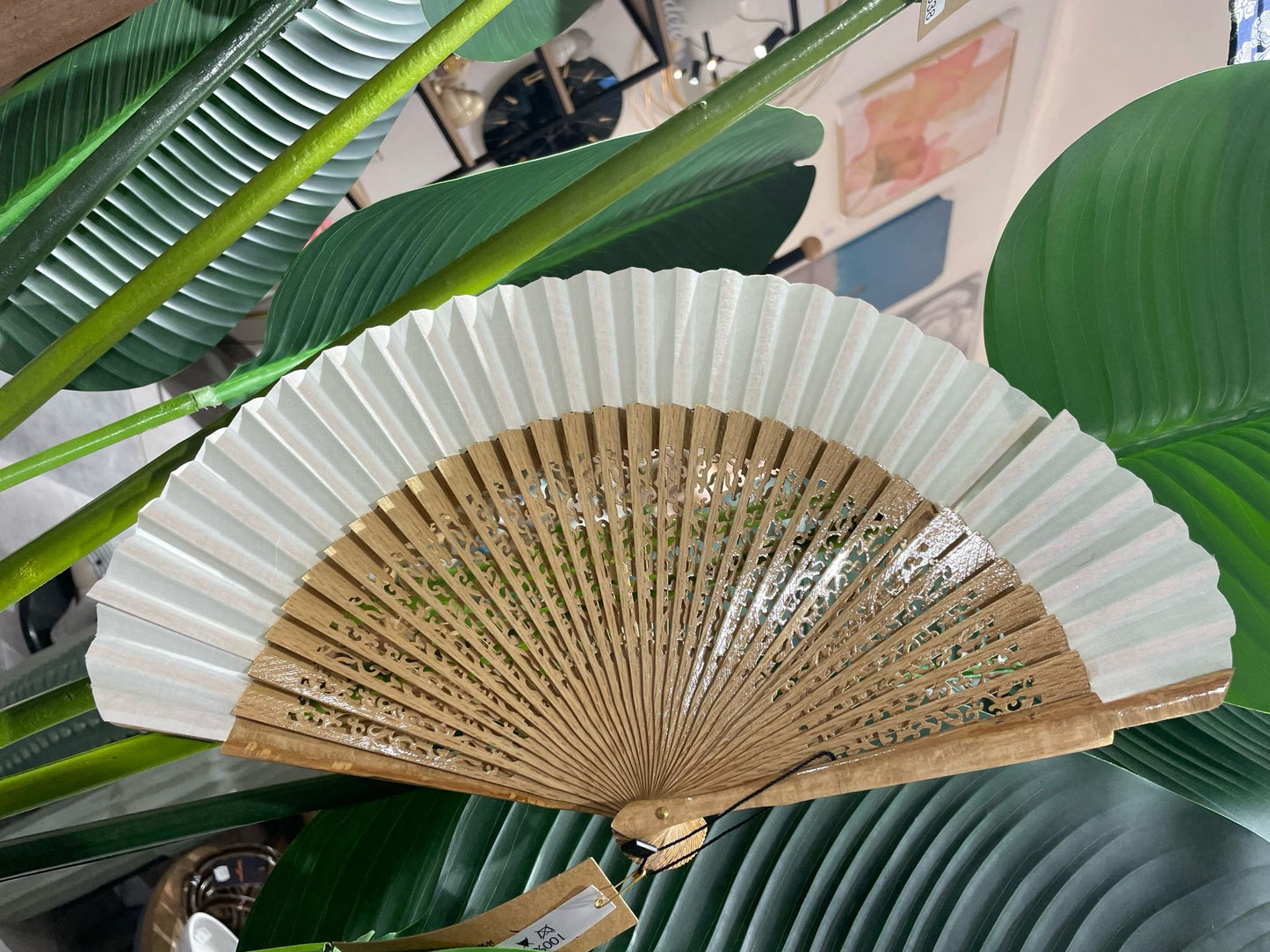 Ventaglio Japon bianco