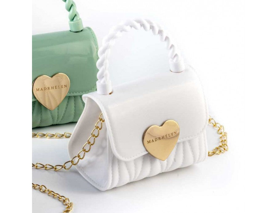 Madrhélen borsetta con cuore oro Fashion Bags