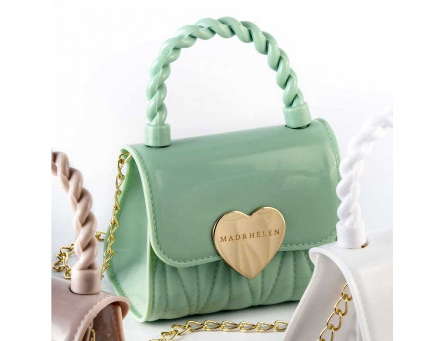 Madrhélen borsetta con cuore oro Fashion Bags