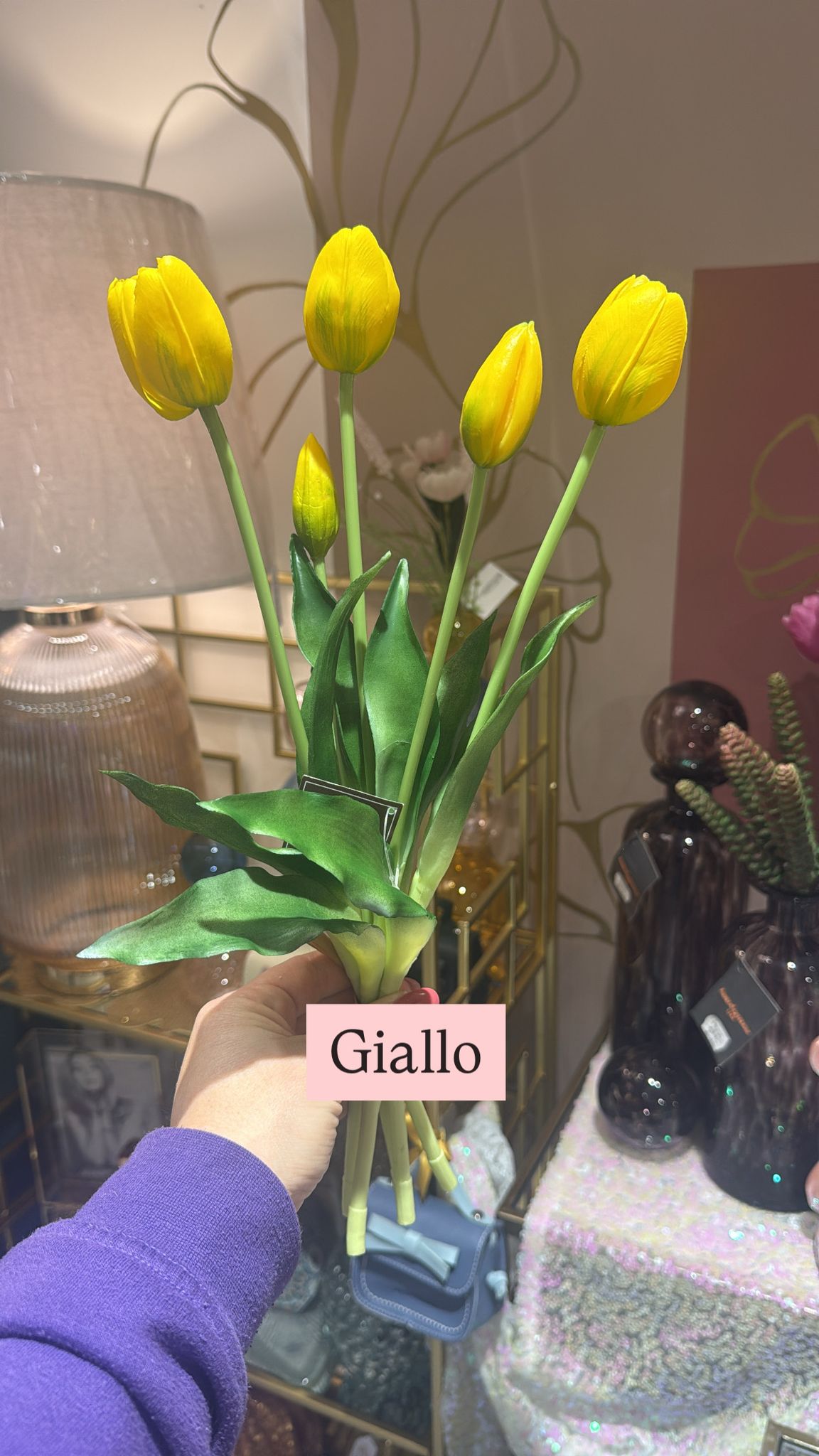 Bundle 5 tulipani Real Touch Bruco