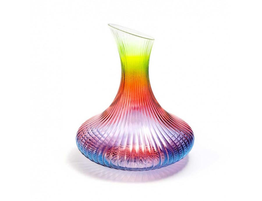 Madrhélen Decanter in vetro Rainbow