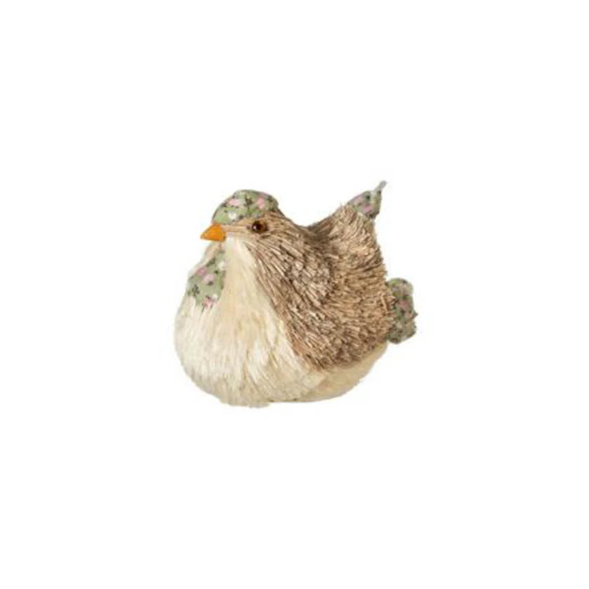 Pulcino di pasqua in paglia