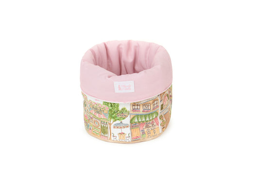 Cestino portapane La vie en rose Nuvole di Stoffa