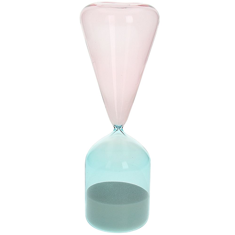 Clessidra bicolor H26 cm Glass Design Time Andrea Fontebasso