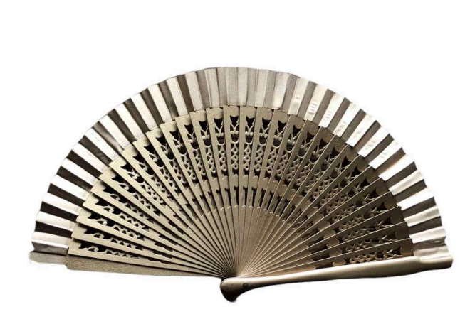 Ventaglio intarsio oro
