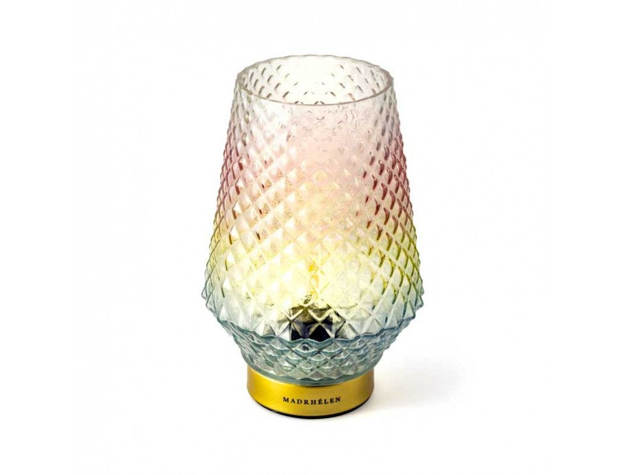 Madrhélen lampada in vetro Rainbow