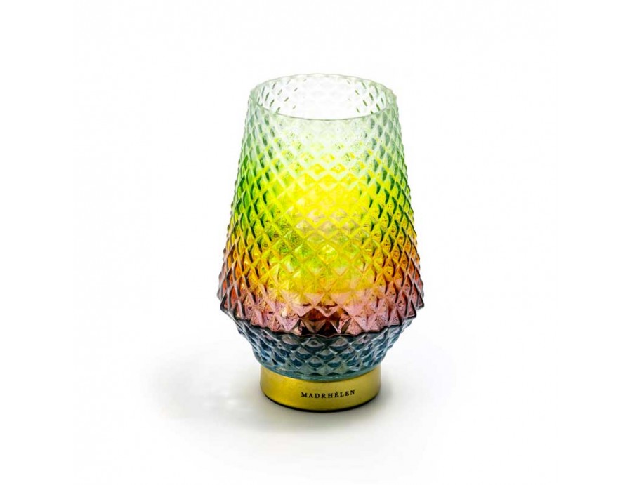 Madrhélen lampada in vetro Rainbow