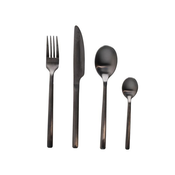 Servizio posate 24pz Matt Black Solution Andrea Fontebasso Tognana