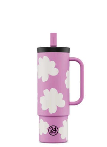 Tazza termica 800 ml Straw Cup "Daydreaming Pink" 24Bottles