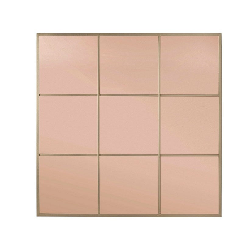 Specchio quadrato oro