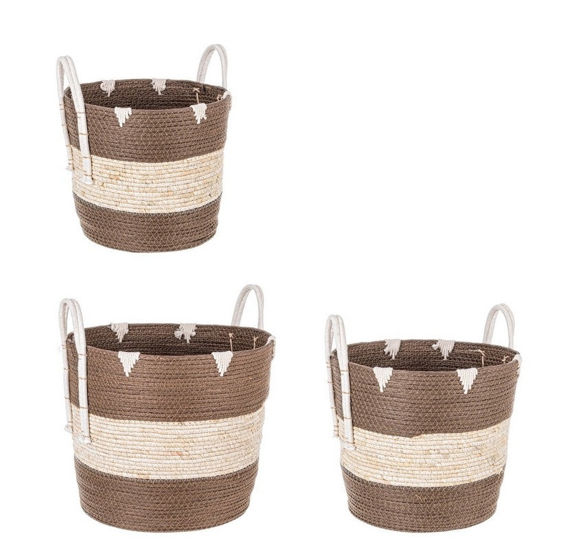 Cesta marrone svasata H31 cm