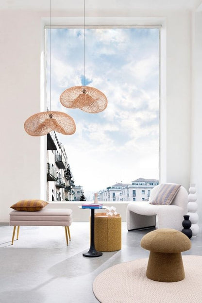 Pouf contenitore verde bosco