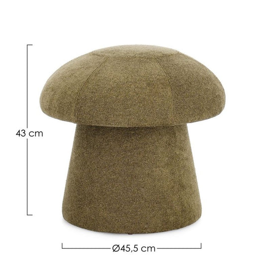 Pouf contenitore verde bosco