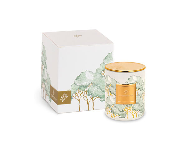 Candela profumata (h 8 cm) Intrecci e coralli Cupido&Co