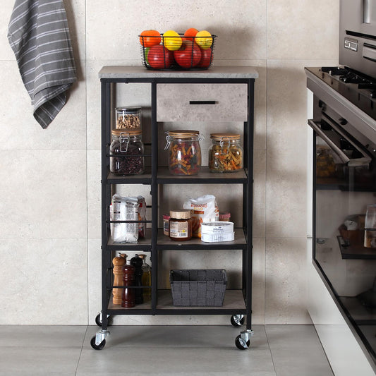 Versa Home Carrello con cassetto Industrial