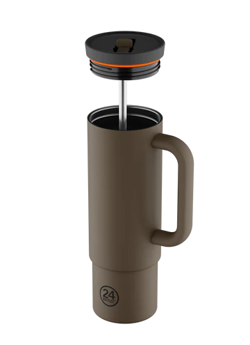 Tazza termica 800 ml Straw Cup "Mocha" 24Bottles