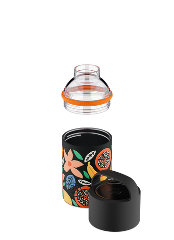 Bottiglia termica 480 ml Spin Bottle "Tropical Noir" 24Bottles