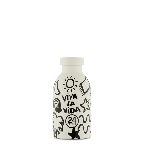 Bottiglia termica 330 ml Clima "Viva la Vida" 24Bottles