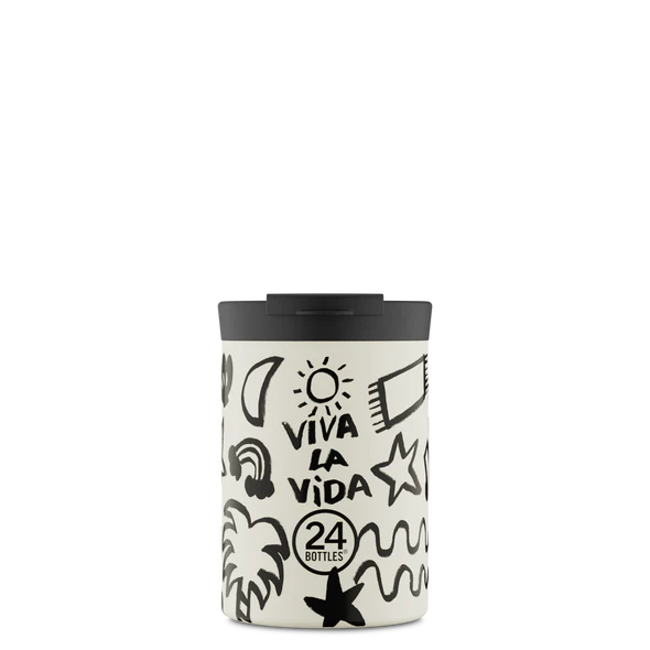 Tazza termica 350 ml Travel Tumbler "Viva la vida" 24Bottles