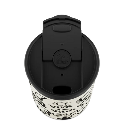 Tazza termica 350 ml Travel Tumbler "Viva la vida" 24Bottles