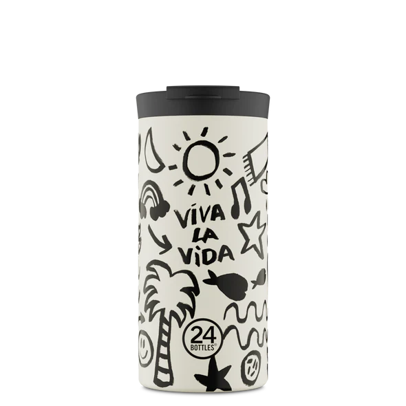 Tazza termica 600 ml Travel Tumbler "Viva la vida" 24Bottles