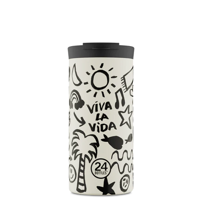 Tazza termica 600 ml Travel Tumbler "Viva la vida" 24Bottles