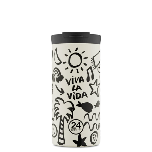 Tazza termica 600 ml Travel Tumbler "Viva la vida" 24Bottles