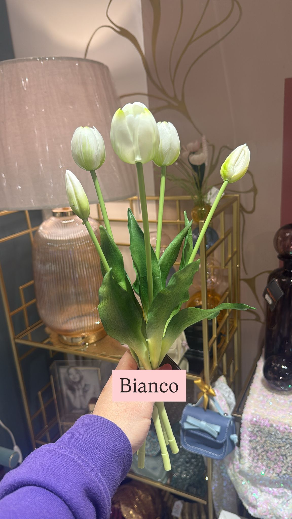 Bundle 5 tulipani Real Touch Bruco