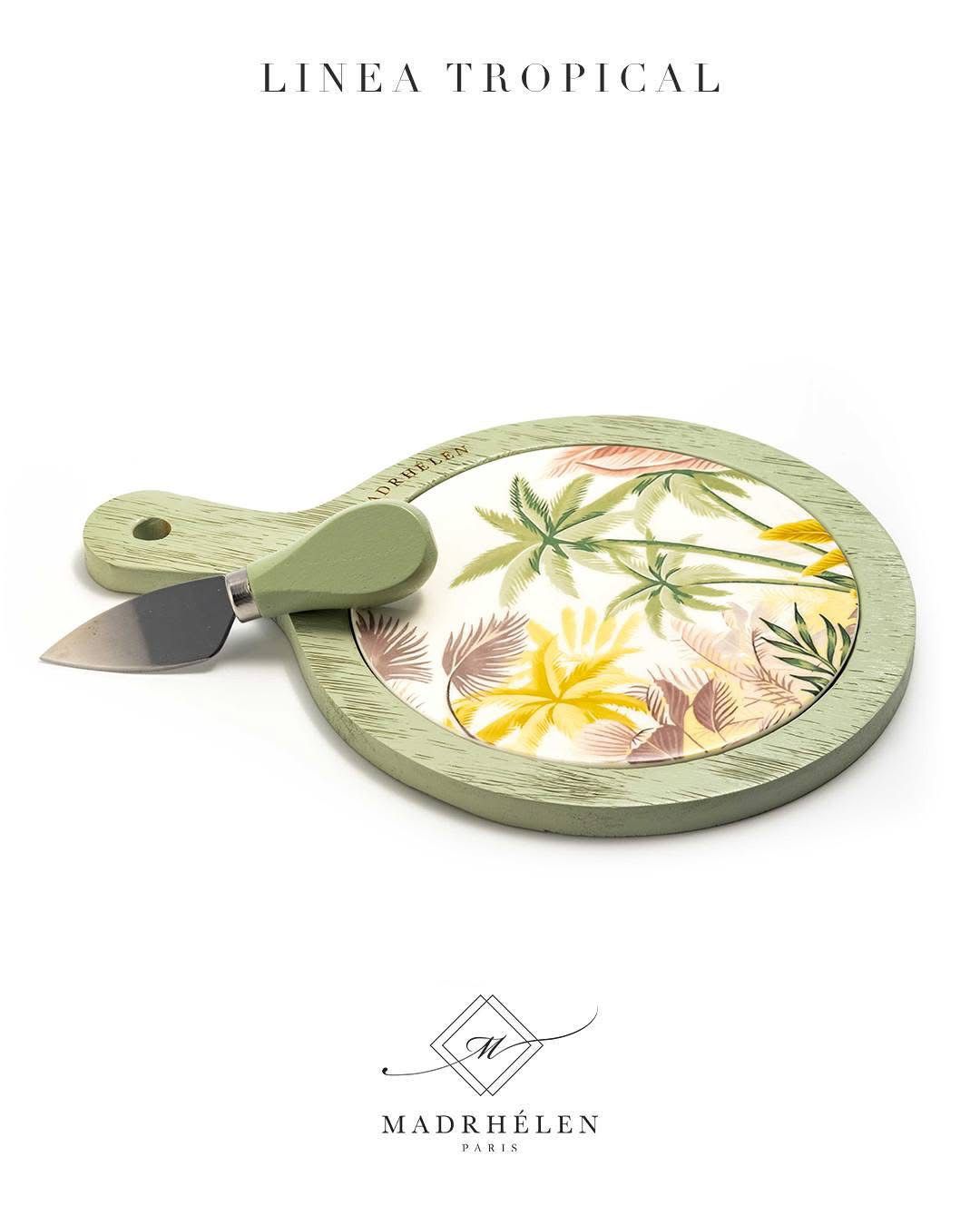 Madrhélen Tagliere con manico Tropical