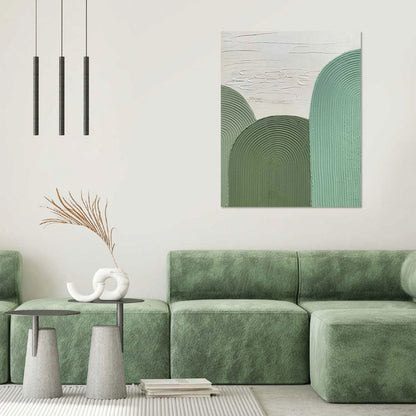 Quadro Green Curves Agave