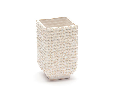 Vaso in ceramica beige Knot Bruco