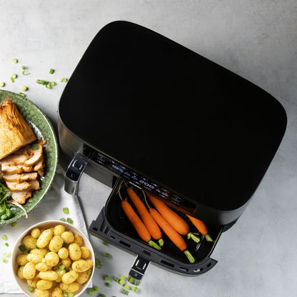 Friggitrice ad aria con doppio cestello 3+6L DOMO