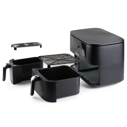 Friggitrice ad aria con doppio cestello 3+6L DOMO