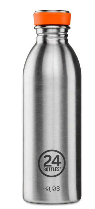 Borraccia 500 ml Brushed Steel Urban 24Bottles