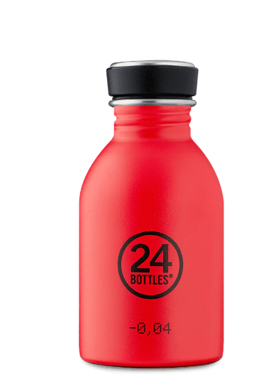 Borraccia 250 ml Hot Red Urban 24Bottles