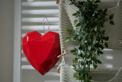 Umidificatore cuore "Evaporati" Ceramiche Crescentini