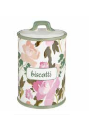 Biscottiera in ceramica Rose - Montemaggi