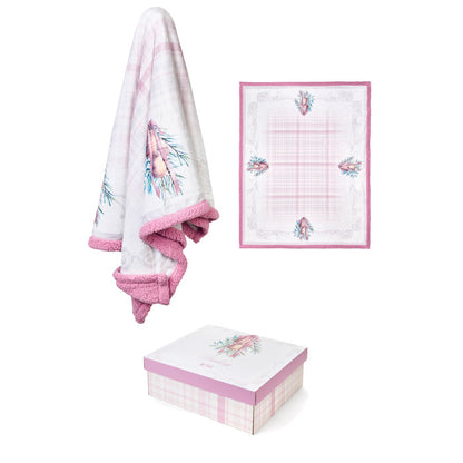 Plaid "Darling" 130x160cm Nuvole di stoffa