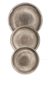 Servizio piatti 18pz "Ibiza grigio" A. Fontebasso Tognana