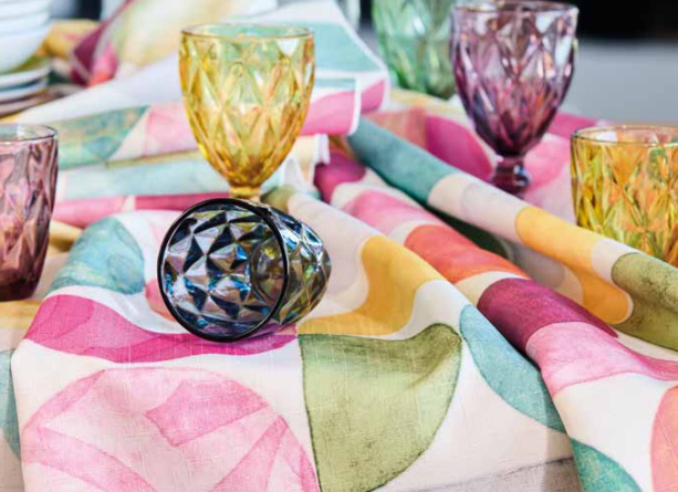Tovaglia idrorepellente 155x355cm Solevivo Maison Sucree