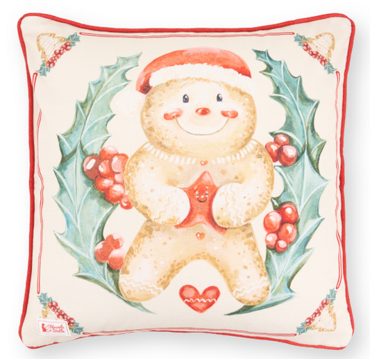 Cuscino fantasia biscottino Delicious Christmas Nuvole di Stoffa